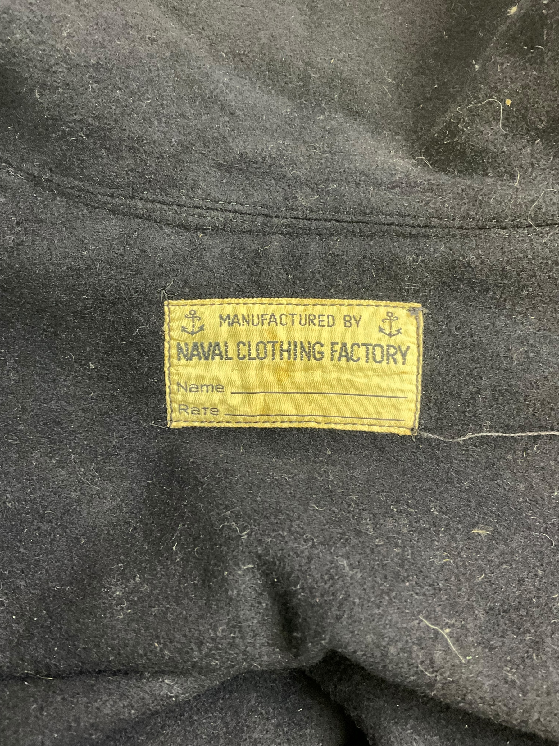 WW2 US USN Navy Jumper Uniform with Trousers Named WW2 US USN Navy Jumper Uniform with Trousers Named