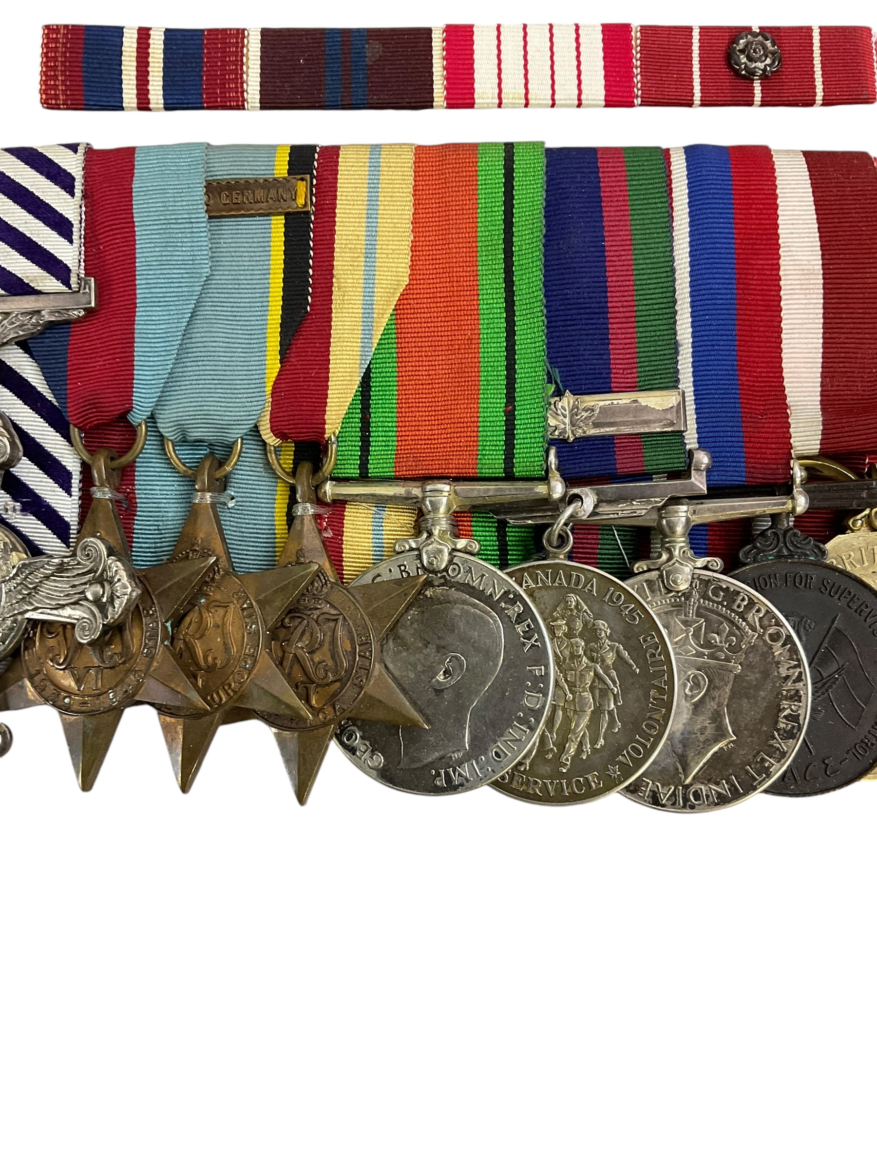 WW2 Canadian RCAF DFC CD ICSC Vietnam Ops Clasp Log Book Grouping WW2 Canadian RCAF DFC CD ICSC Vietnam Ops Clasp Log Book Grouping