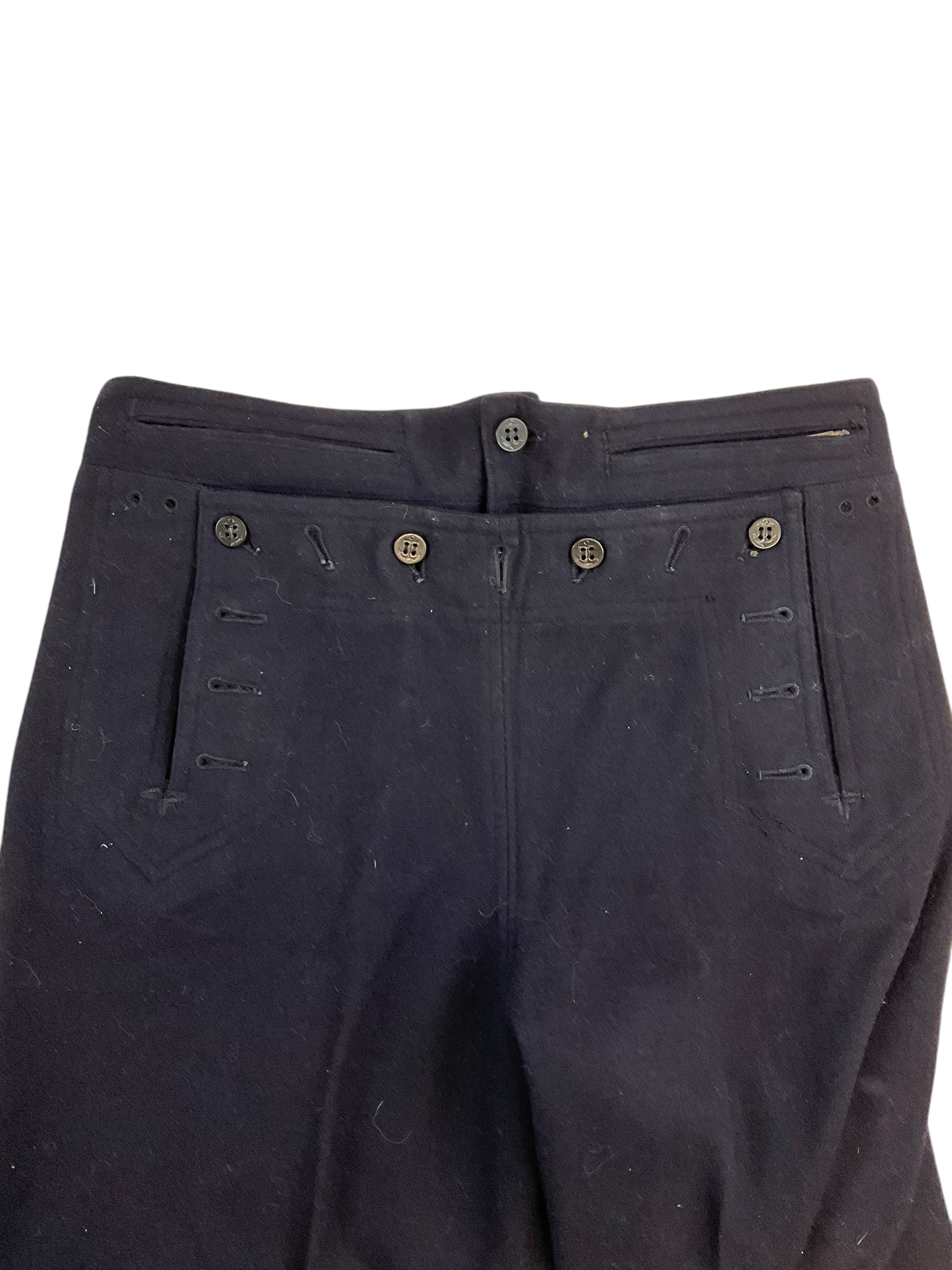 WW2 US USN Navy Jumper Uniform with Trousers Named WW2 US USN Navy Jumper Uniform with Trousers Named