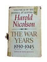 WW2 British Harold Nicolson The War Years 1939 to 1945 Vol 2 Reference Book