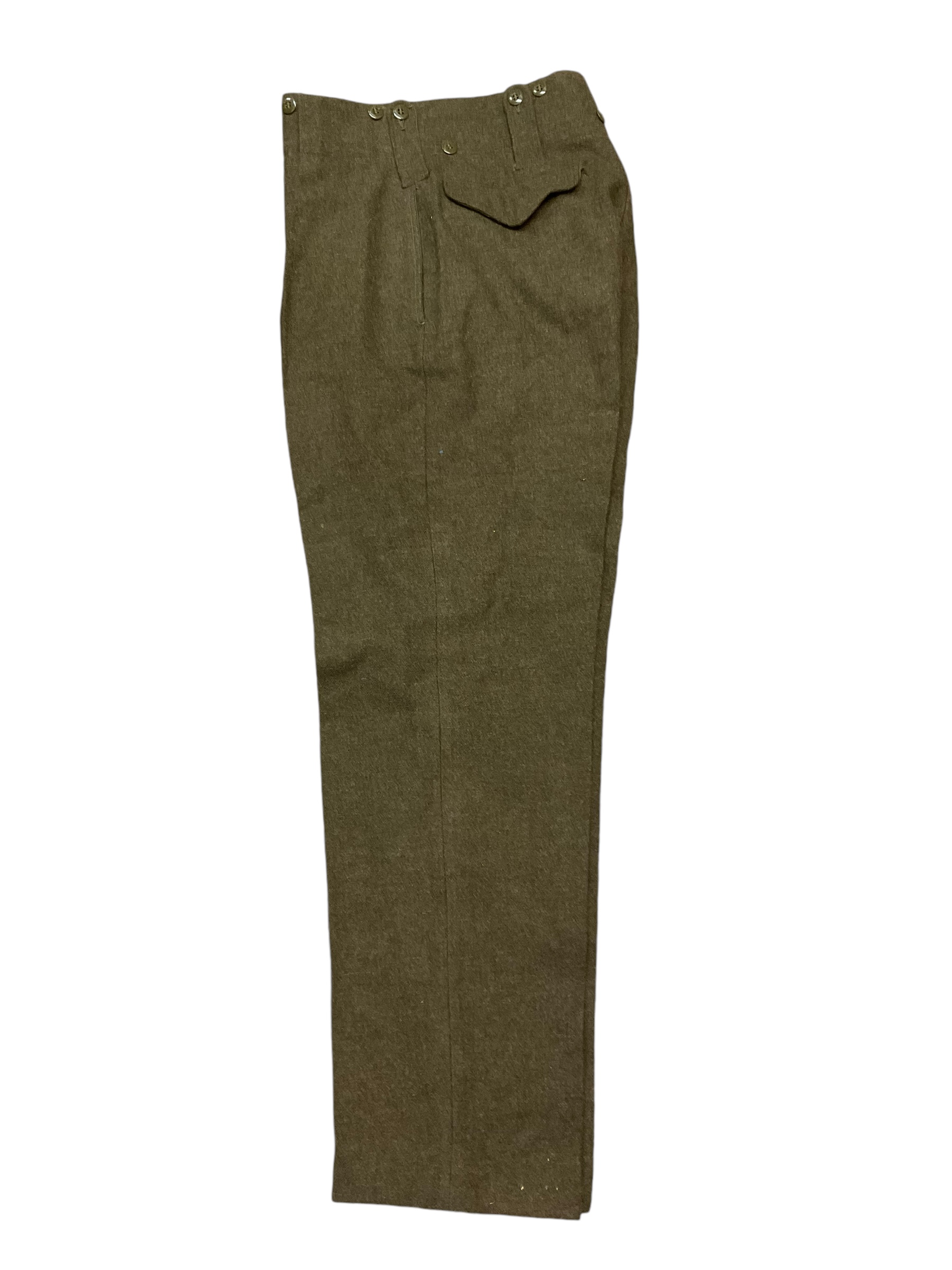 Canadian Army Battle Dress Pants Trousers Dated 1967 Canadian Army Battle Dress Pants Trousers Dated 1967