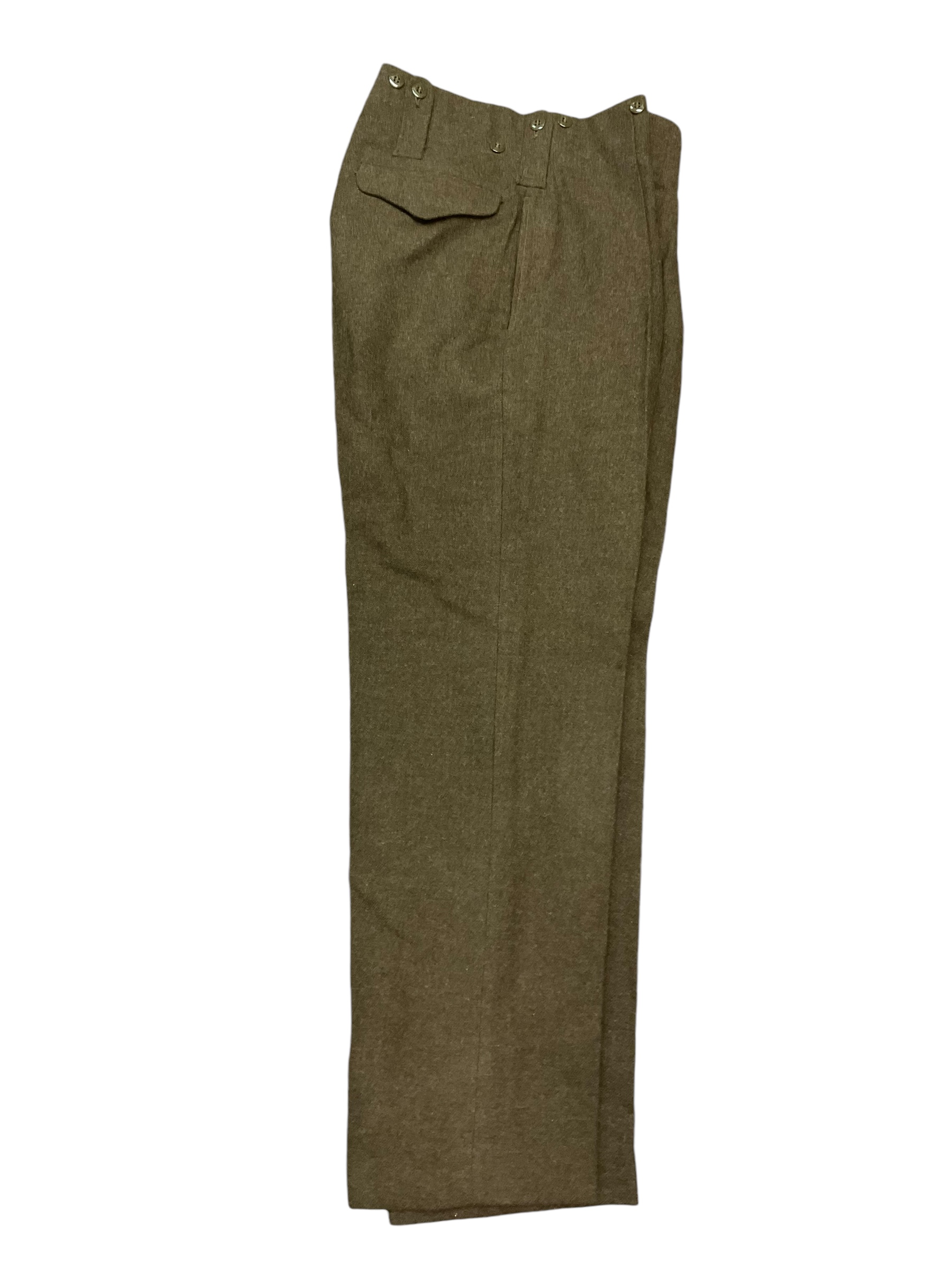 Canadian Army Battle Dress Pants Trousers Dated 1967 Canadian Army Battle Dress Pants Trousers Dated 1967