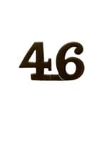 Canadian Militia 46th East Durham Shoulder Numbers Insignia Single Canadian Militia 46th East Durham Shoulder Numbers Insignia Single