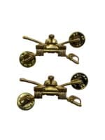 US Army Armored Cavalry DUI Distinctive Uniform Insignia Collars Pair US Army Armored Cavalry DUI Distinctive Uniform Insignia Collars Pair