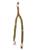WW2 Canadian Army Khaki Suspenders Braces