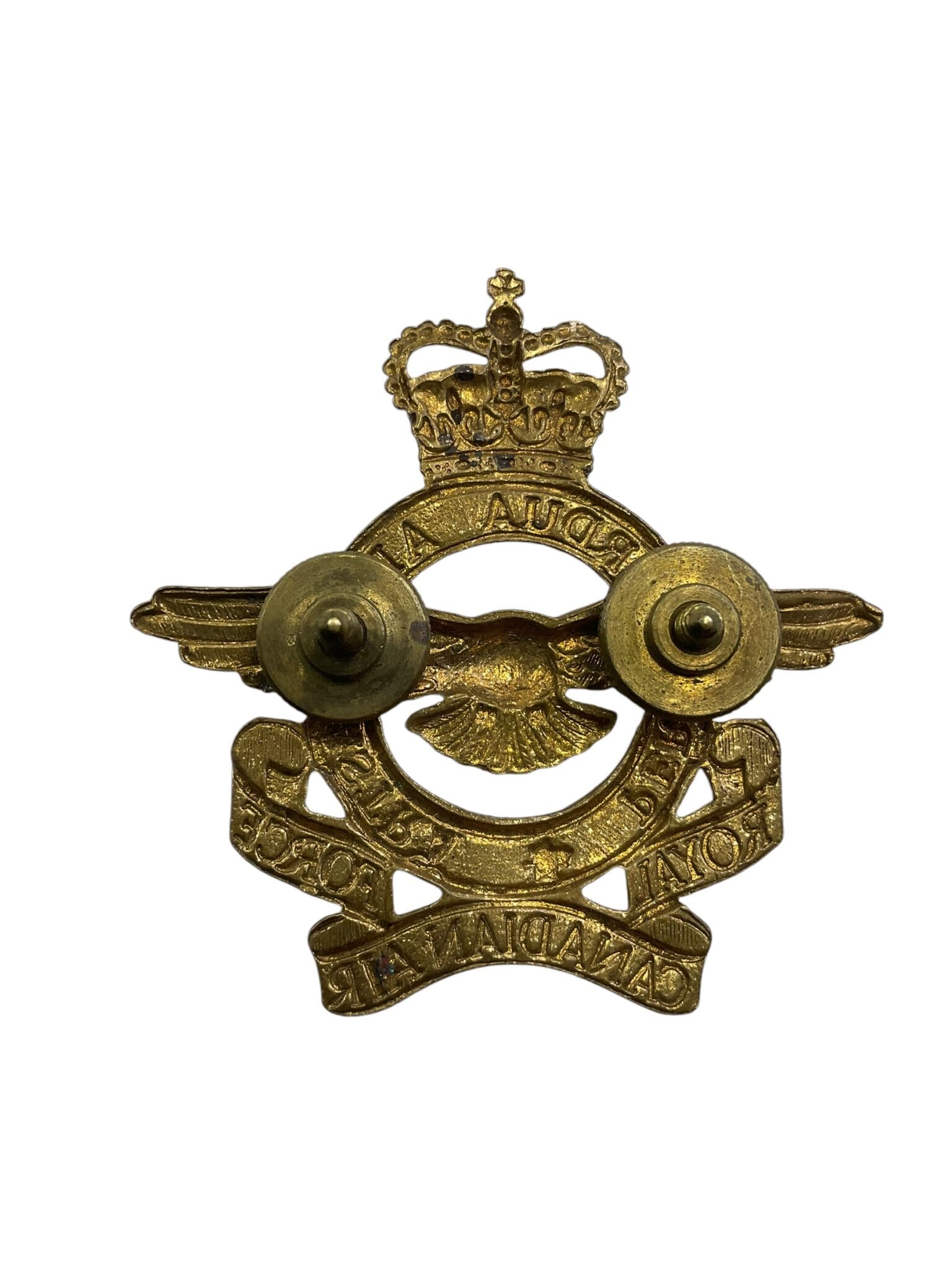 Royal Canadian Air Force RCAF Other Ranks Cap Badge - Military Antiques ...
