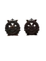 WW2 Canadian Calgary Highlanders Collars Insignia Pair