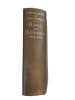 WW1 British BEF University of Edinburgh Roll of Honour 1914-1919 Hardcover Reference Book WW1 British BEF University of Edinburgh Roll of Honour 1914-1919 Hardcover Reference Book