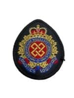Canadian Forces Logistics Woven Cap Badge Insignia Canadian Forces Logistics Woven Cap Badge Insignia