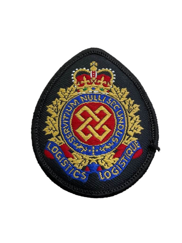 Canadian Forces Logistics Woven Cap Badge Insignia Canadian Forces Logistics Woven Cap Badge Insignia