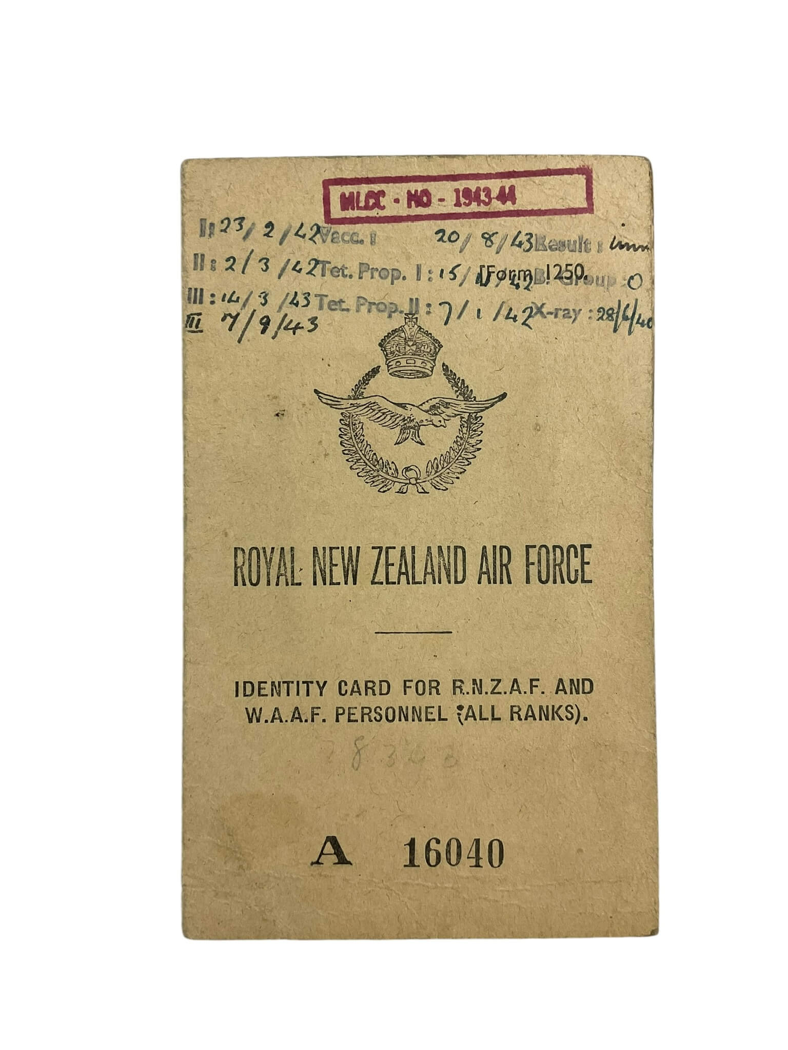 WW2 New Zealand Mosquito Navigator Uniform X 3 Log Book Grouping WW2 New Zealand Mosquito Navigator Uniform X 3 Log Book Grouping