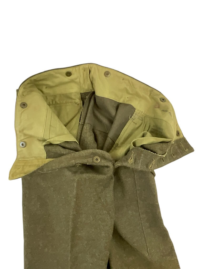 Canadian Army Korean War Battle Dress Trousers Pants Size 5 Dated 1953 Canadian Army Korean War Battle Dress Trousers Pants Size 5 Dated 1953