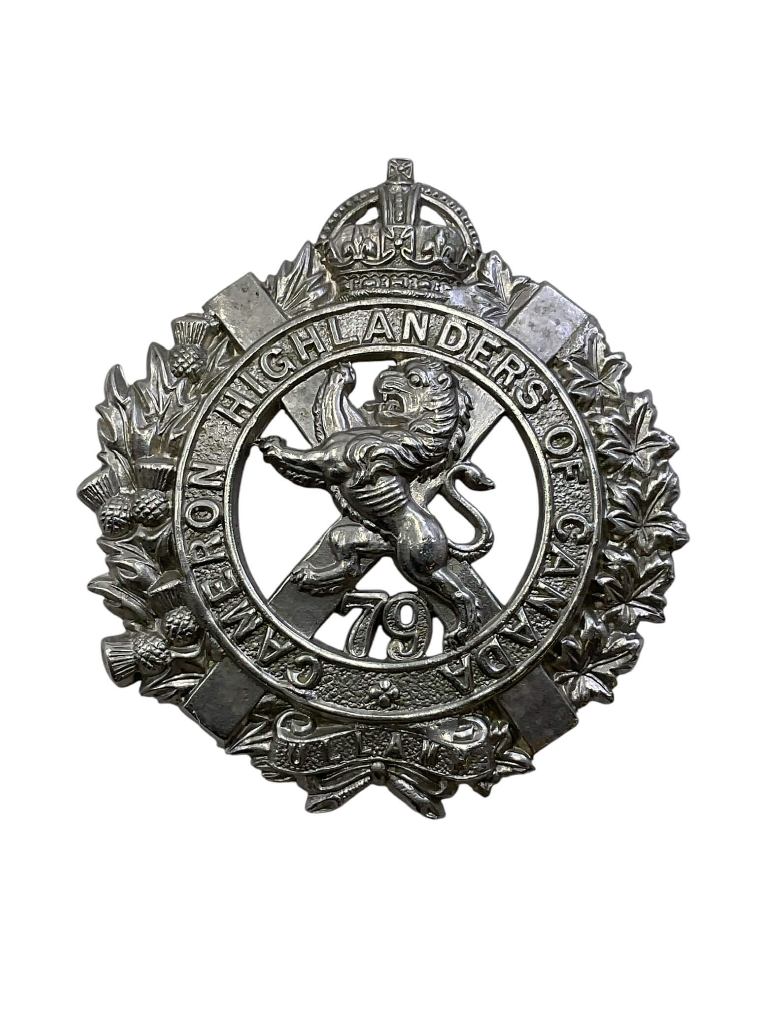 Canadian 79th Cameron Highlanders of Canada Cap Badge Canadian 79th Cameron Highlanders of Canada Cap Badge