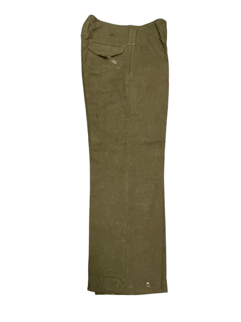 Canadian Army Korean War Battle Dress Trousers Pants Size 5 Dated 1953 Canadian Army Korean War Battle Dress Trousers Pants Size 5 Dated 1953