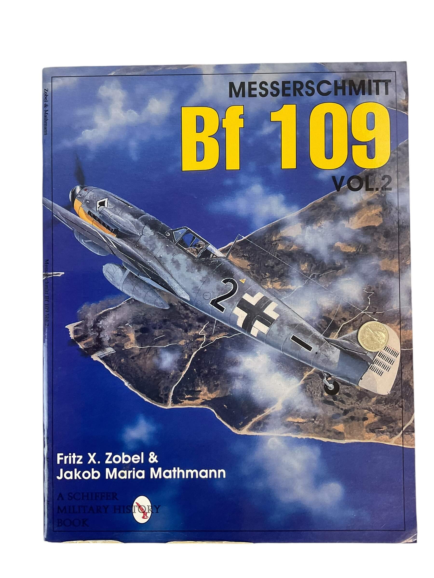 WW2 German Luftwaffe Messerschmitt Bf 109 Vol 2 Used Softcover Reference Book WW2 German Luftwaffe Messerschmitt Bf 109 Vol 2 Used Softcover Reference Book