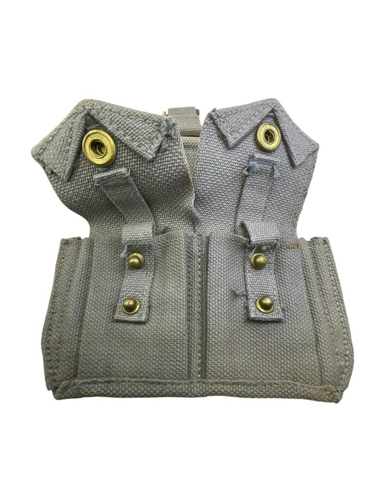 WW2 Canadian RCAF Ammo Pouches Pair C Broad Arrowed WW2 Canadian RCAF Ammo Pouches Pair C Broad Arrowed