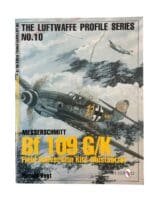 WW2 German The Luftwaffe Profile Series No 10 Messerschmitt Bf 109 G/K Used Softcover Reference Book