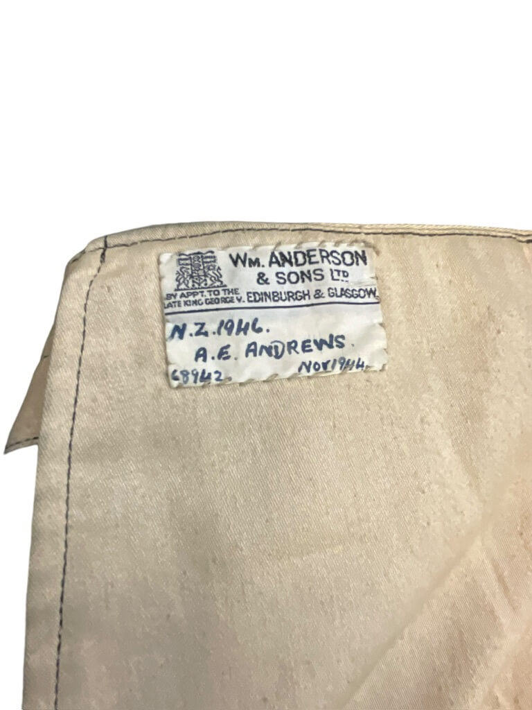 WW2 New Zealand Mosquito Navigator Uniform X 3 Log Book Grouping WW2 New Zealand Mosquito Navigator Uniform X 3 Log Book Grouping