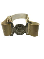 British Army Dress White Plastic Belt and Buckle British Army Dress White Plastic Belt and Buckle