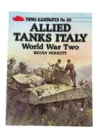 WW2 US British Allied Tanks Italy Tanks Illustrated No 20 Used Softcover Reference Book