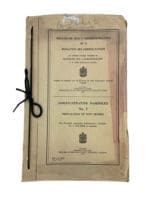 WW2 Canadian Administrative Pamphlet No 3 Preparation of Unit Orders Used Softcover Reference Book