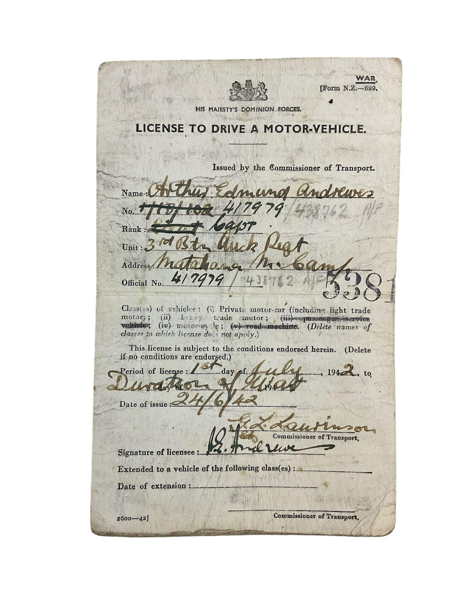 WW2 New Zealand Mosquito Navigator Uniform X 3 Log Book Grouping WW2 New Zealand Mosquito Navigator Uniform X 3 Log Book Grouping