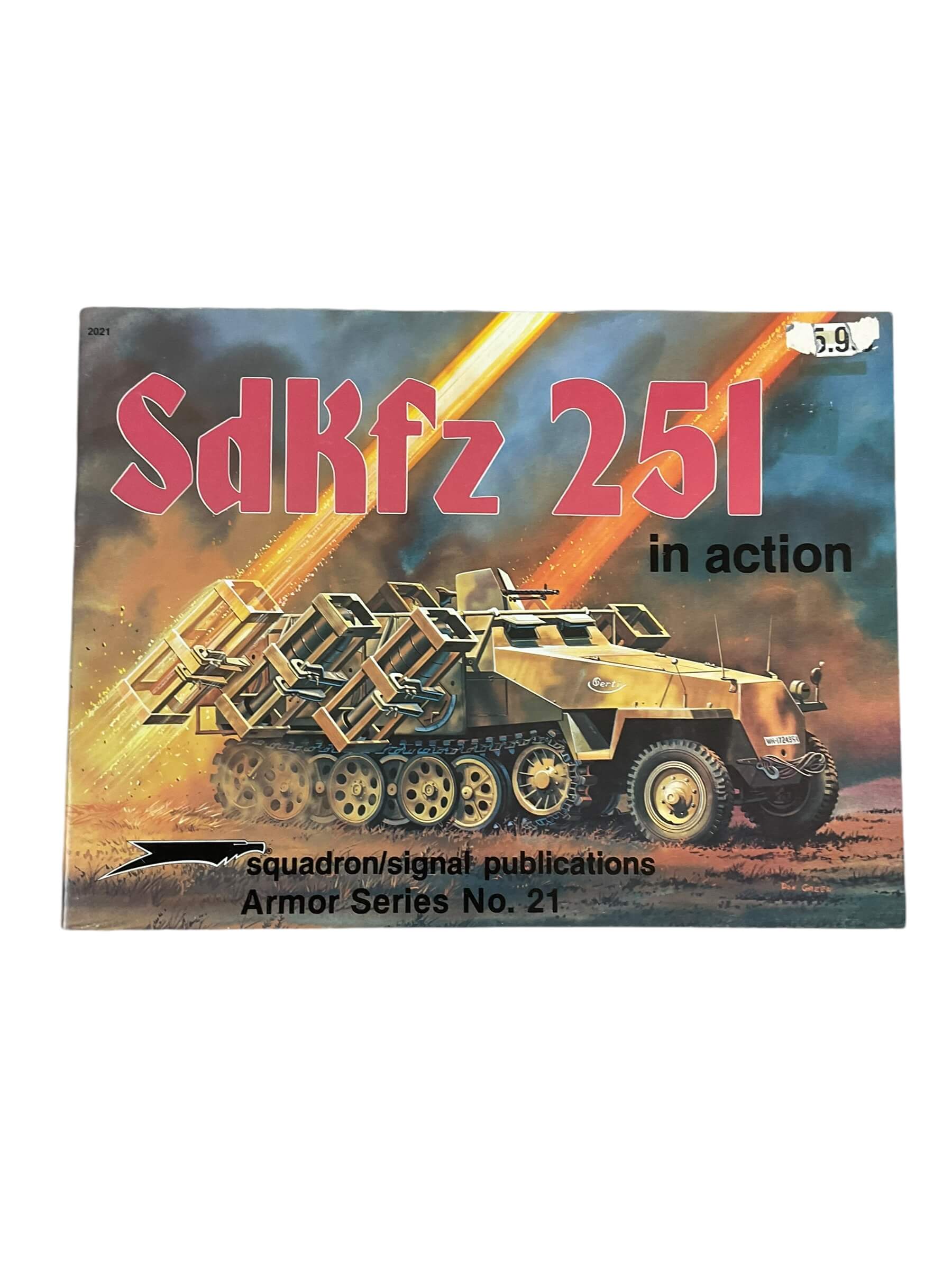 WW2 German SdKfz 251 in Action Squadron Signal Armor No 21 Used Softcover Reference Book WW2 German SdKfz 251 in Action Squadron Signal Armor No 21 Used Softcover Reference Book