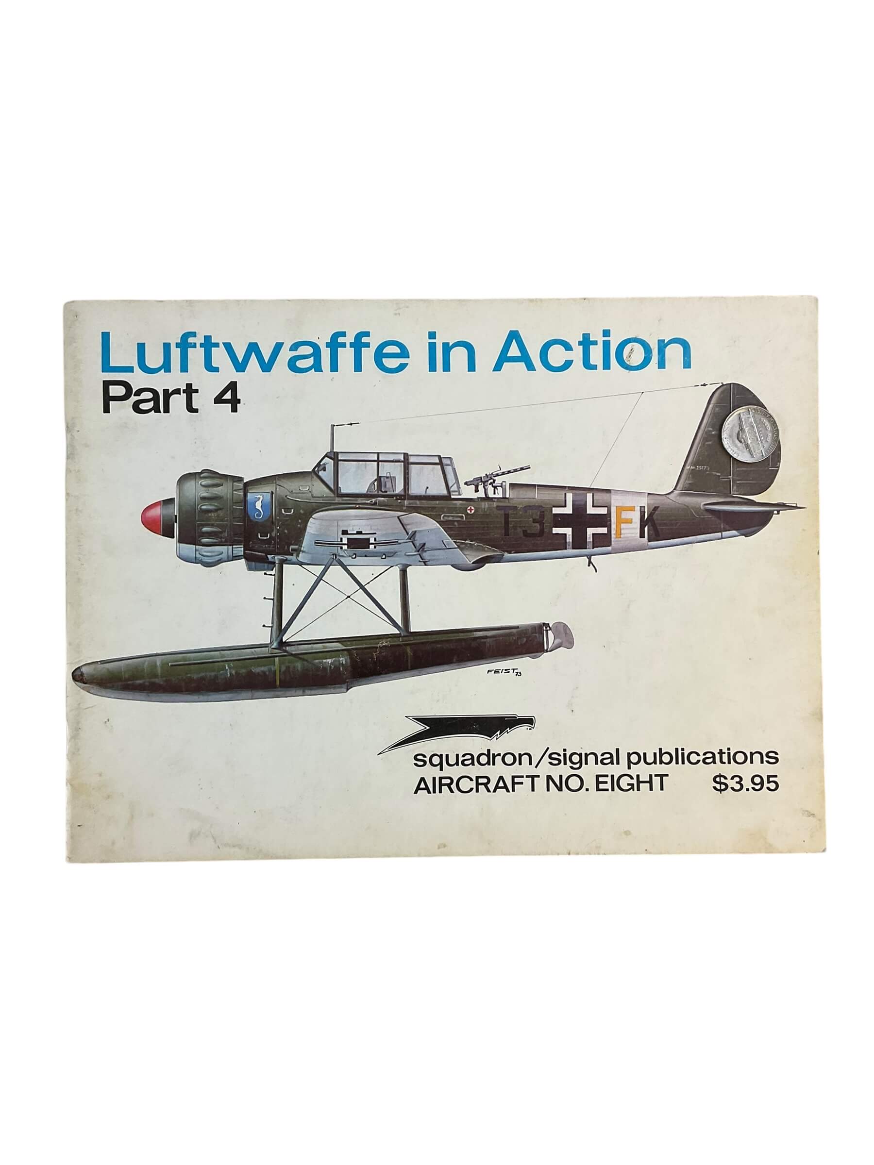 WW2 German Luftwaffe in Action Part 4 Squadron Signal Aircraft No 8 Used Softcover Reference Book WW2 German Luftwaffe in Action Part 4 Squadron Signal Aircraft No 8 Used Softcover Reference Book