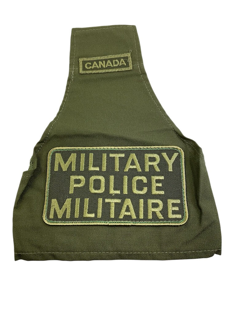 Canadian Forces Military Police Militaire OD Green Brassard NIP Canadian Forces Military Police Militaire OD Green Brassard NIP