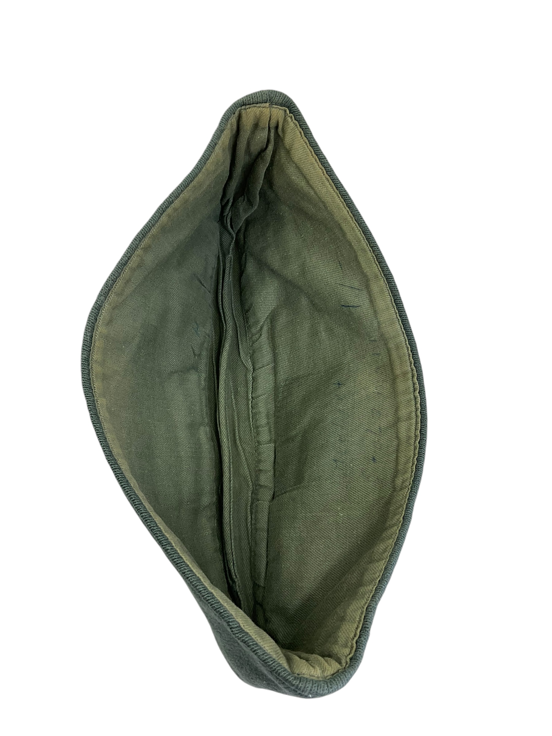 WW2 German Labour Service RAD Fieldgray Side Cap Named - Size 56 WW2 German Labour Service RAD Fieldgray Side Cap Named - Size 56