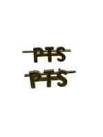 Canadian Forces Physical Training Staff PTS Brass Shoulder Titles Insignia Pair