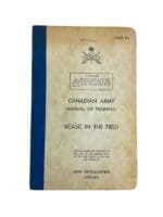 Canadian Army Manual of Training RCASC in the Field Used Softcover Reference Book