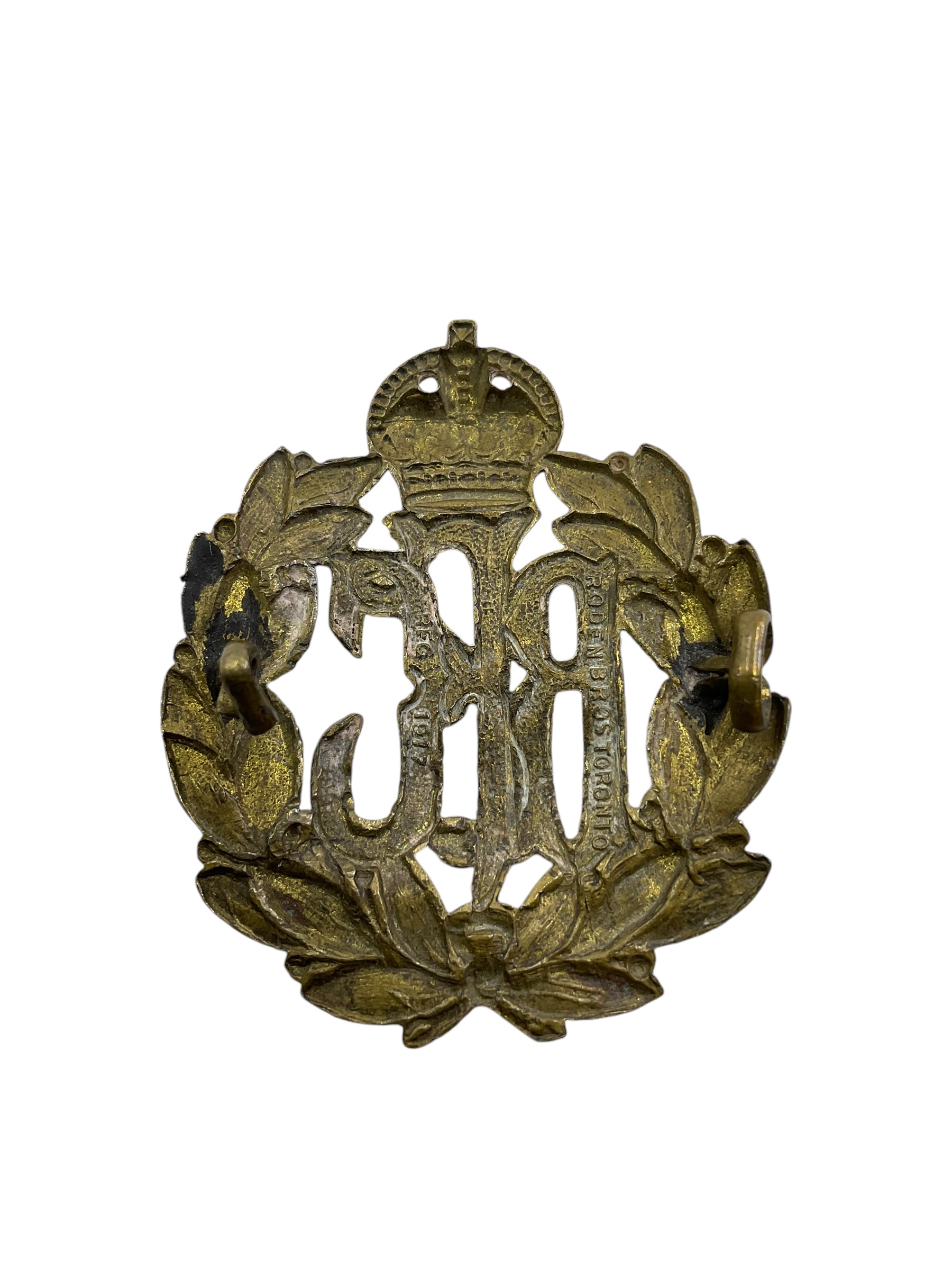 WW1 Canadian Royal Flying Corps RFC Other Ranks Cap Badge Roden Bros Toronto WW1 Canadian Royal Flying Corps RFC Other Ranks Cap Badge Roden Bros Toronto