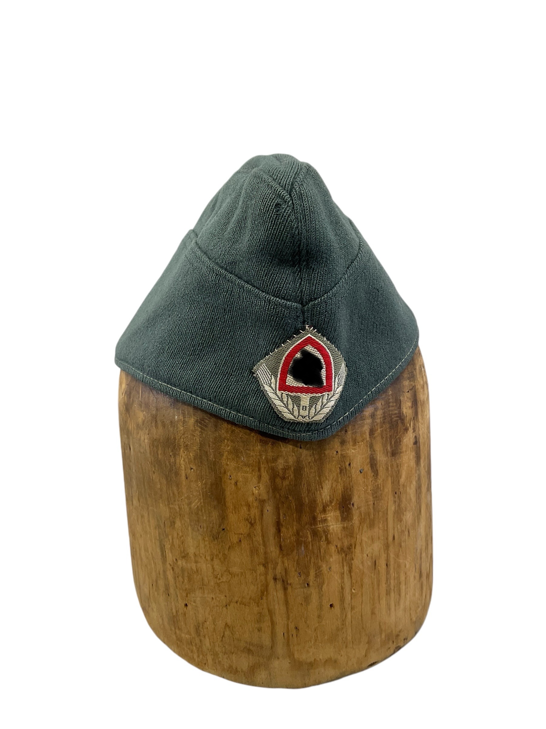 WW2 German Labour Service RAD Fieldgray Side Cap Named - Size 56 WW2 German Labour Service RAD Fieldgray Side Cap Named - Size 56
