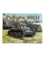 WW2 German PzKpfw 38(t) in Action Squadron Signal Armor No 19 Used Softcover Reference Book