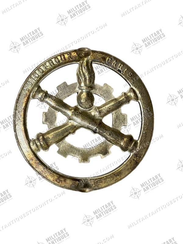 French Army Material Supply Command Cap Badge - Military Antiques Toronto