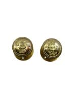 Canadian Forces RCN Navy Officers Shoulder Board Buttons Screw Post Pair Canadian Forces RCN Navy Officers Shoulder Board Buttons Screw Post Pair