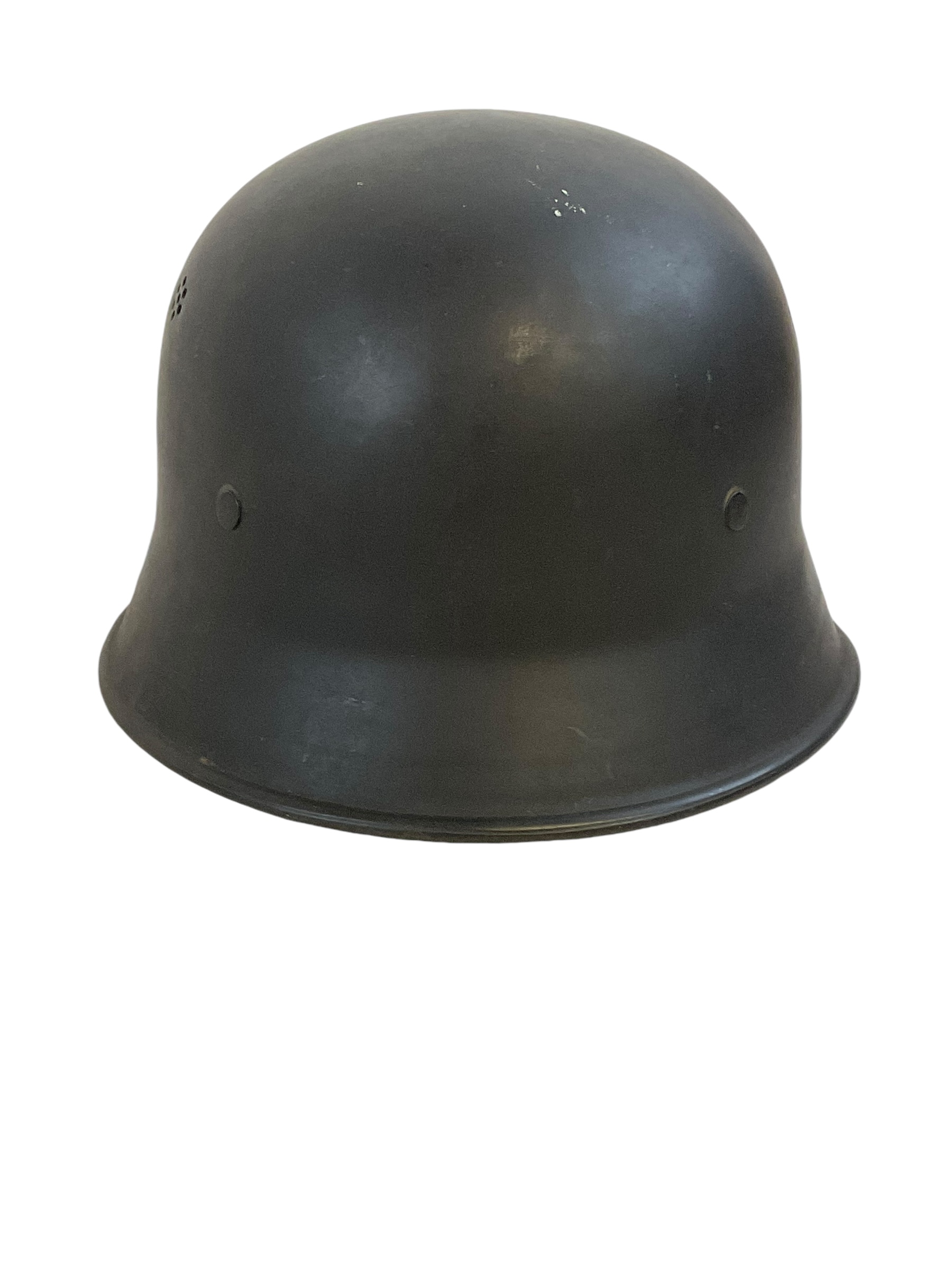 WW2 German Fire Police Feuerschutzpolizei Helmet Captured By US 8th Infantry Souvenir WW2 German Fire Police Feuerschutzpolizei Helmet Captured By US 8th Infantry Souvenir