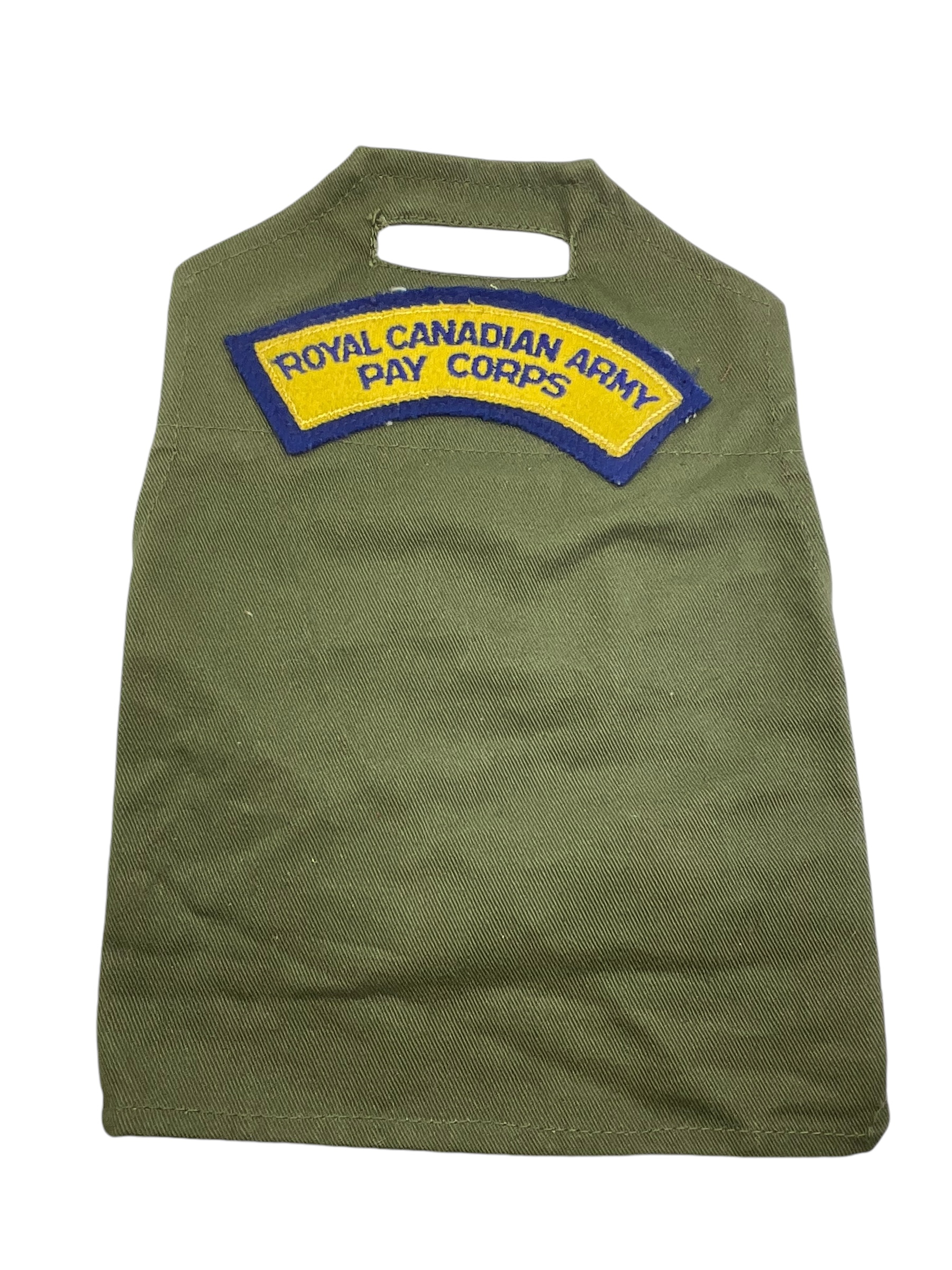 Canadian Forces RCAPC OD Green Brassard Dated 1964 Canadian Forces RCAPC OD Green Brassard Dated 1964