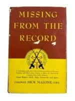 WW2 Canadian Missing From the Record Used Hardcover Reference Book