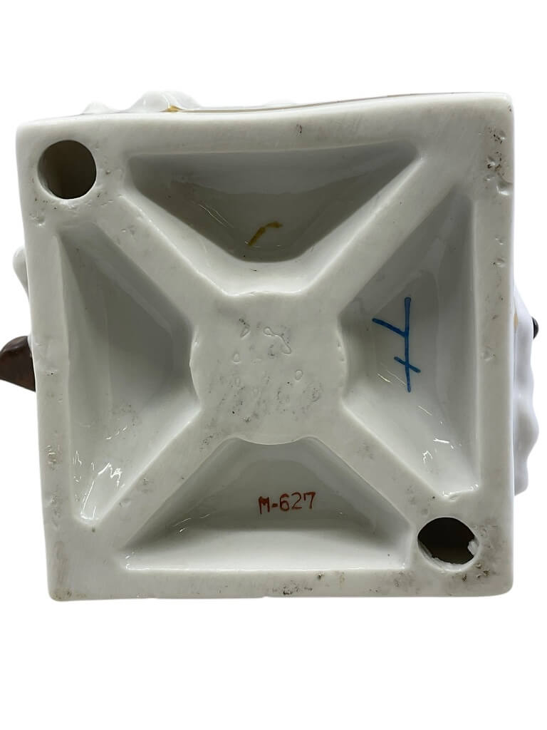 German 1880 to 1890 Voight Bros Sitzendorf Cossack Lieutenant Porcelain Statue 10.5 Inches German 1880 to 1890 Voight Bros Sitzendorf Cossack Lieutenant Porcelain Statue 10.5 Inches