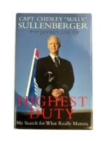 US Airways Hudson River Highest Duty Capt Sullenberger Reference Book