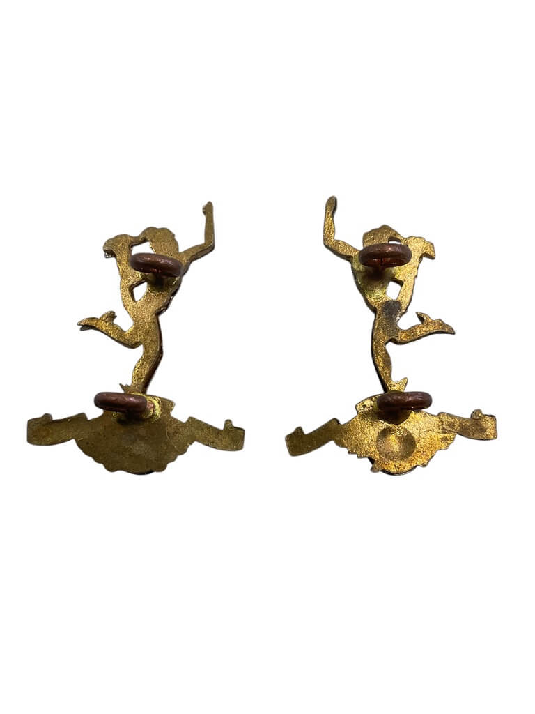 British Royal Signal Corps Collars Insignia Pair British Royal Signal Corps Collars Insignia Pair