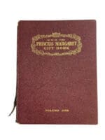 Post WW2 HRH The Princess Margaret Gift Book Volume 1 Reference Book
