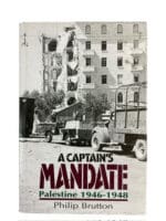 British A Captains Mandate Palestine 1946 to 1948 Reference Book