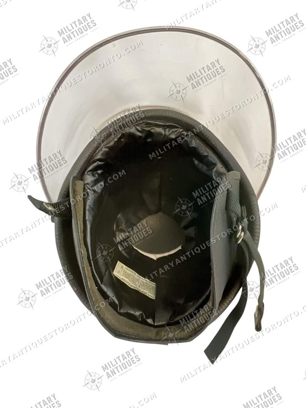 Rcmp Riot Sun Royal Canadian Mounted Police RCMP Riot Helmet - Military Antiques Toronto