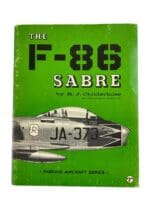 US USAF The F86 Sabre with Scale Drawings Reference Book