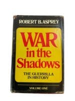 War in the Shadows The Guerrilla in History Used Hardcover Reference Book War in the Shadows The Guerrilla in History Used Hardcover Reference Book