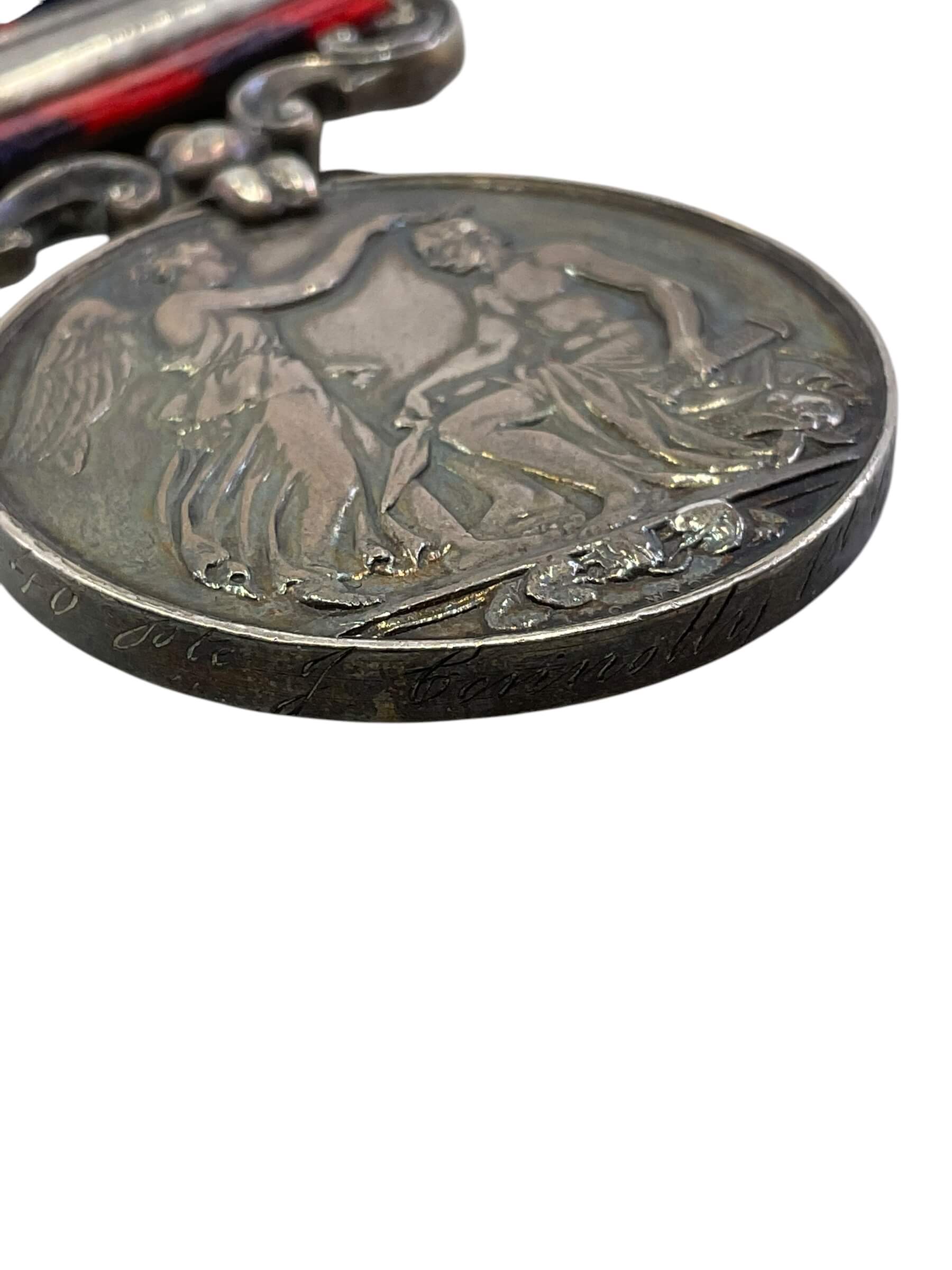 British India General Service Medal 6440 Pte J Connolly 1st Btn Rifle Brigade British India General Service Medal 6440 Pte J Connolly 1st Btn Rifle Brigade