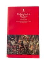 The Faber Book of War Poetry Kenneth Baker Softcover Reference Book